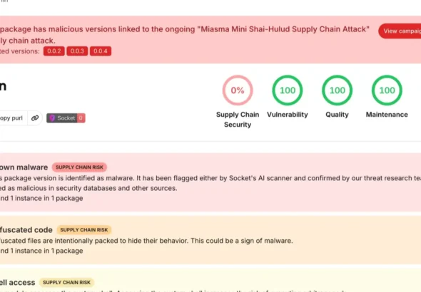 PyPI Supply Chain Attack: 37 Malicious Wheels Steal Dev Secrets